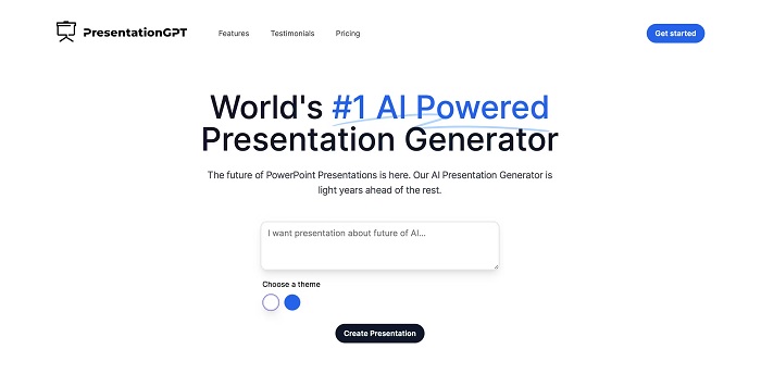 gpt ai presentation maker